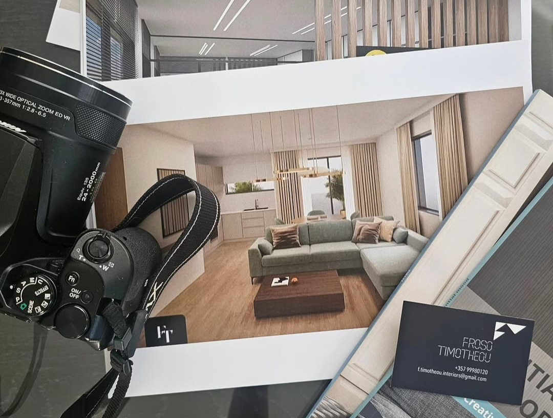 Desktop Photo with camera and 3D renders